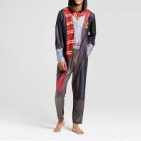 Harry Potter Unisex One-Piece Suit Pajamas - Picture 2 of 11